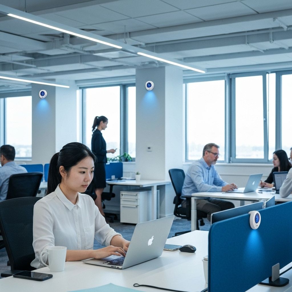 Air quality monitoring in modern office workspace